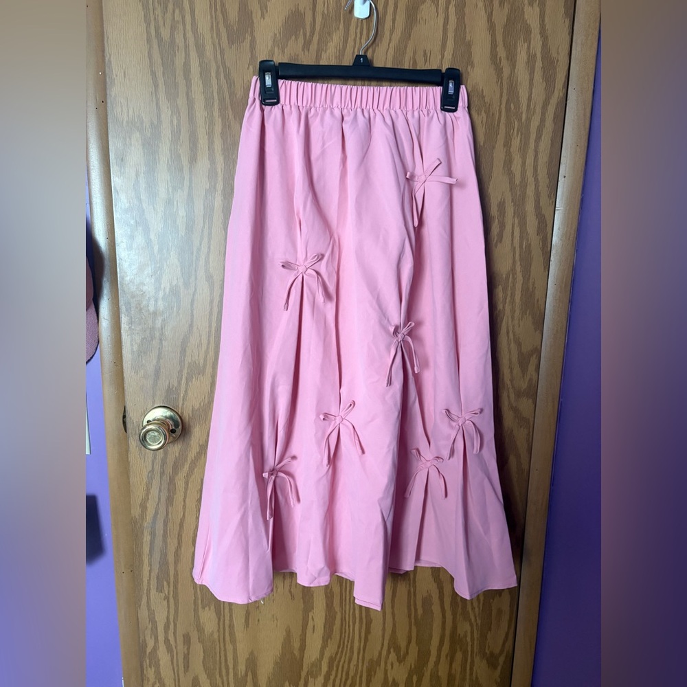 Pink Bow Skirt